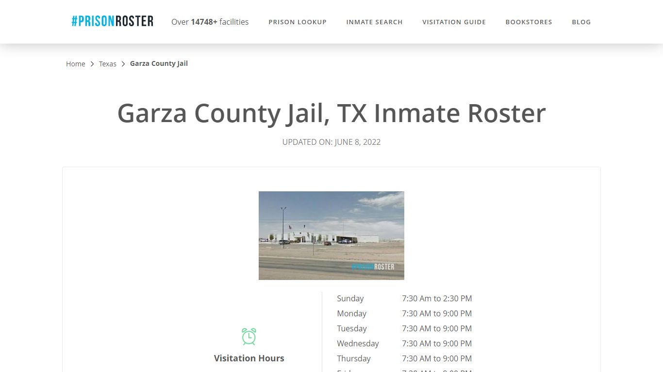 Garza County Jail, TX Inmate Roster